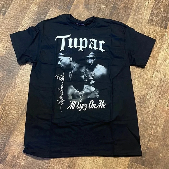 Tupac “all eyes on me” Y2K graphic T-shirt medium - Picture 1 of 3